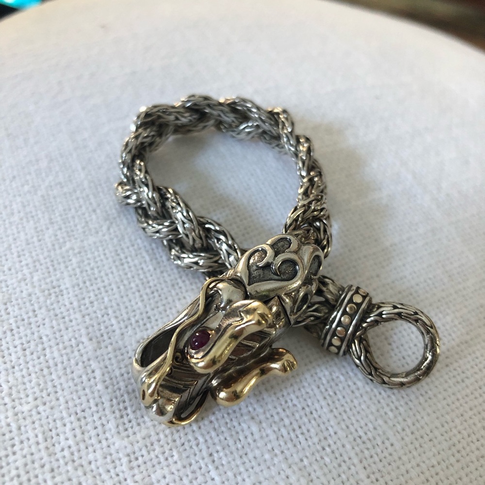 John Hardy
Ruby Naga Legends Woven Dot Bracelet - Picture 5 of 10